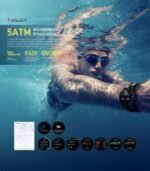 Kieslect Actor Smartwatch : Montre Connectée avec GPS, Étanchéité 5ATM et Superbe Cerclage en Céramique