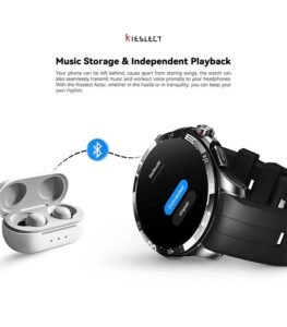 Kieslect Actor Smartwatch : Montre Connectée avec GPS, Étanchéité 5ATM et Superbe Cerclage en Céramique