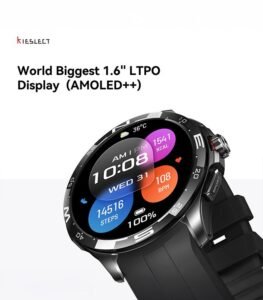 Kieslect Actor Smartwatch : Montre Connectée avec GPS, Étanchéité 5ATM et Superbe Cerclage en Céramique