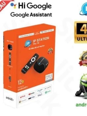IP Station Pro 12 Smart Tv Box 2025 + 3 abonnements